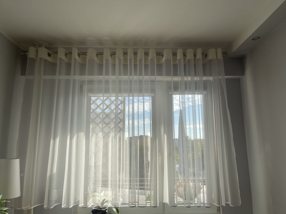 Firana transparentna