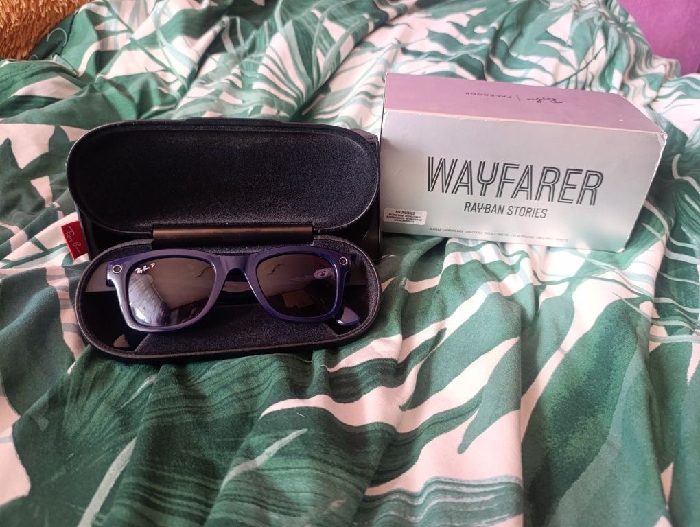 Okulary przeciwsłoneczne z funkcją kamery Wayfarer Ray-Ban Stories Fac