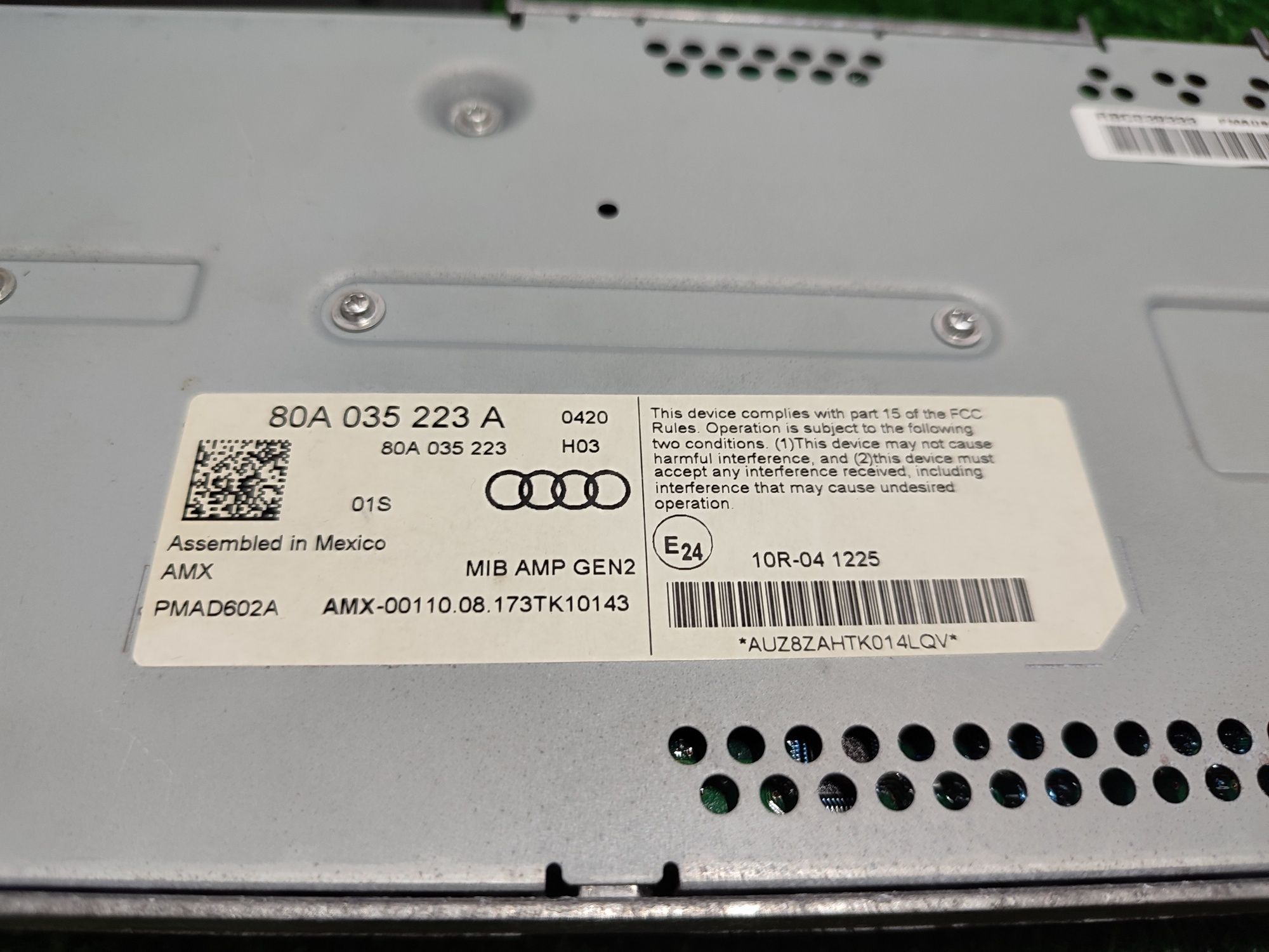Підсилювач звуку ауді ку5 80а разборка audi q5 80a усилитель