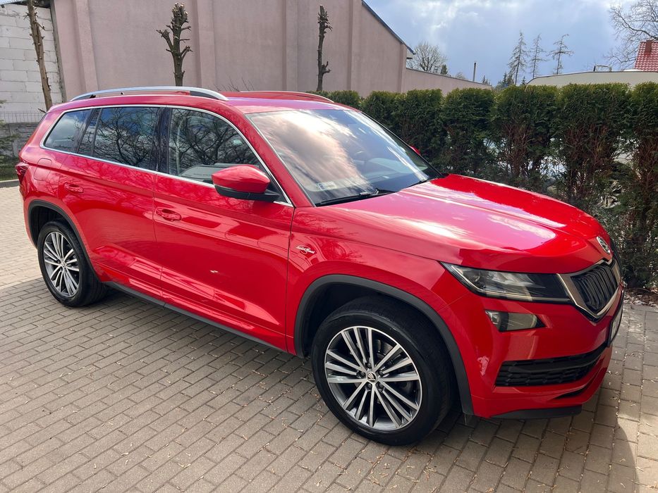 Skoda Kodiaq Piękna Skoda Kodiaq L&K 2.0 TSI Velvet Red !