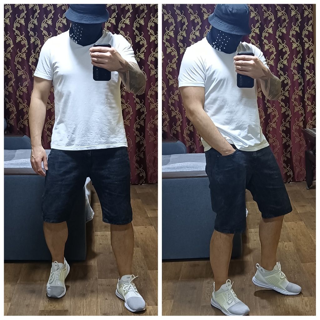 Шорти джинсові Lager 157 DENIM SHORTS "GRANT" розмір-L=w34"