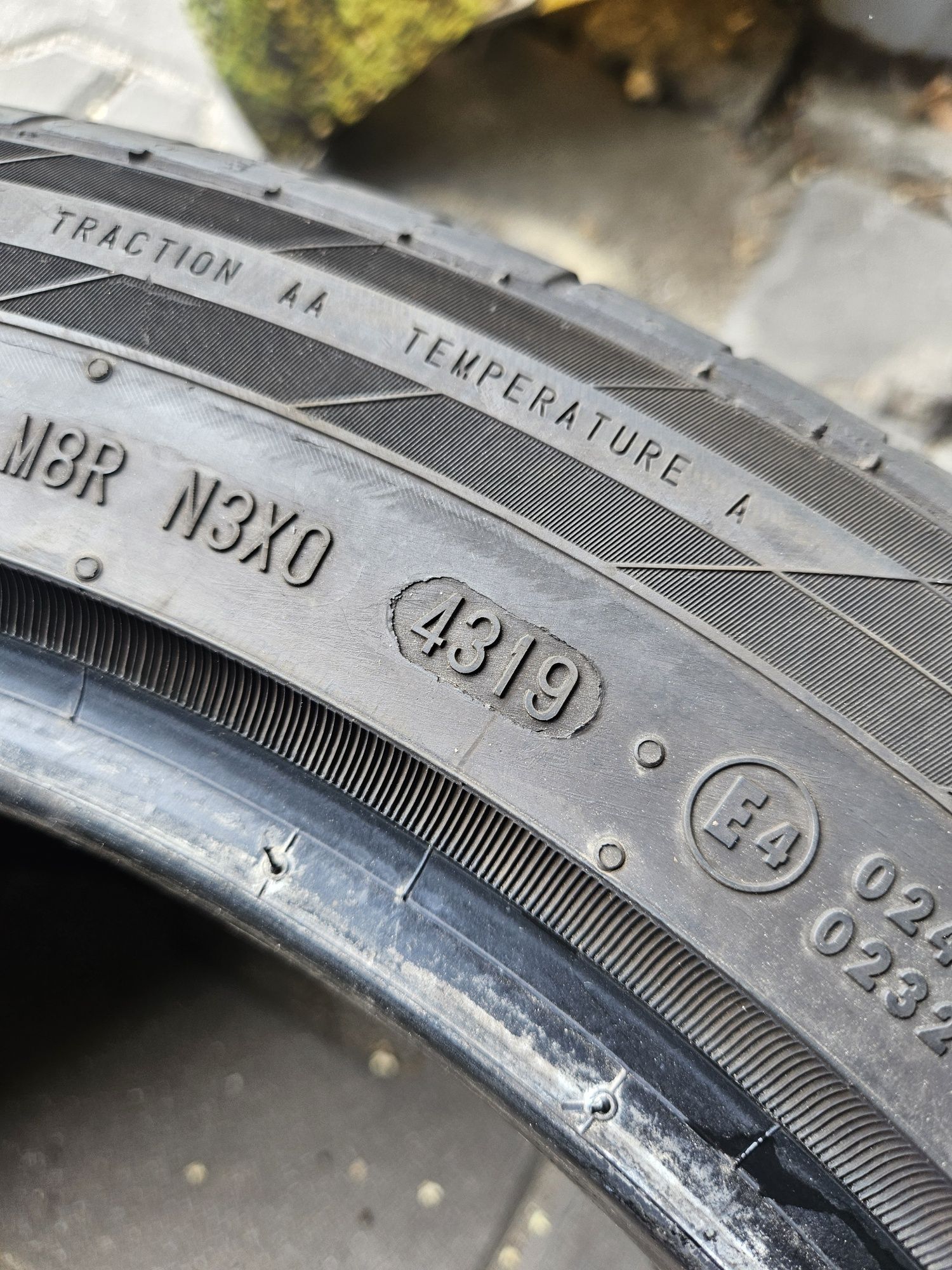 2szt 245/45/17 Continental 5mm dot4319r LATO