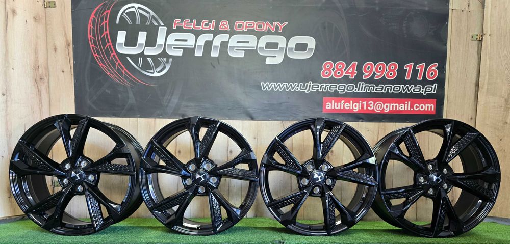 NOWE ALUFELGI DS 18x5x108 - Ds4,Ds7 Crossback,Ds9,Ds N4