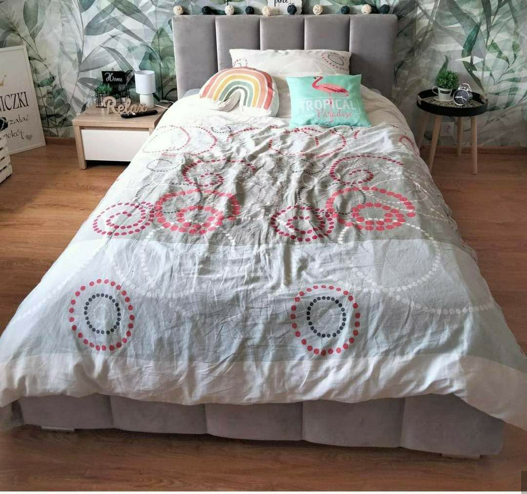Łóżko sypialniane tapicerowane Ziko 140 dostawa od ręki