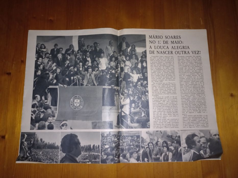 Revista Do Povo 1974 Mário Soares.