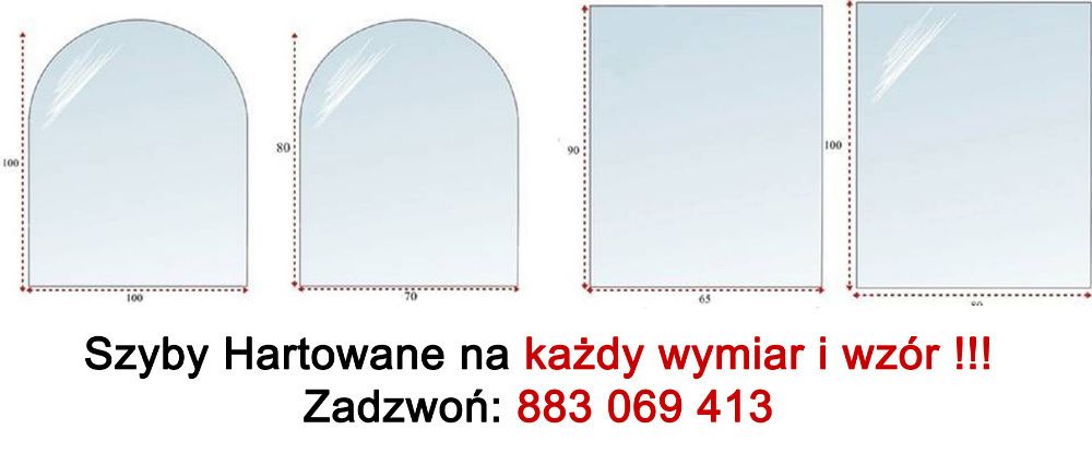 Podstawa szklana pod piec, kominek SZKŁO SZYBA hartowana 100x100