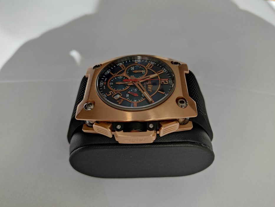 WYLER Geneve Code R gold 18K złoto 750 breitling panerai hublot omega