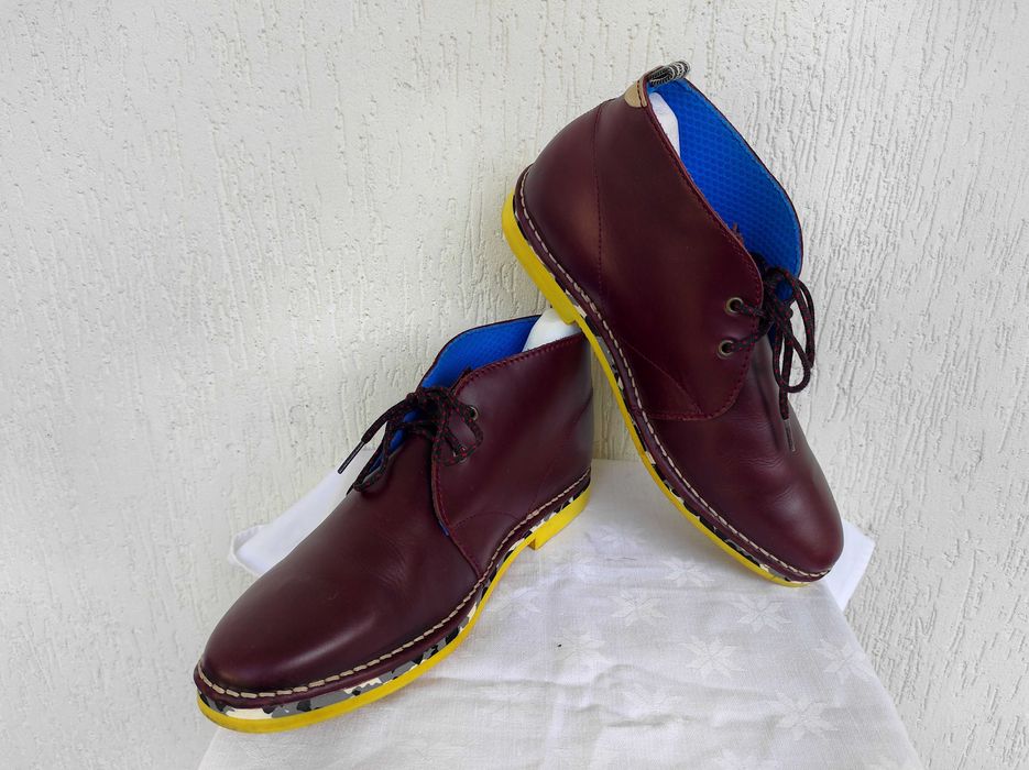 Брендовие кожанние ботинки Swear London р.44