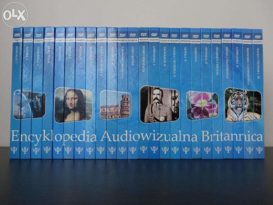 Encyklopedia Audiowizualna Britannica 24 tomy+DVD