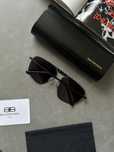 Okulary Balenciaga total black