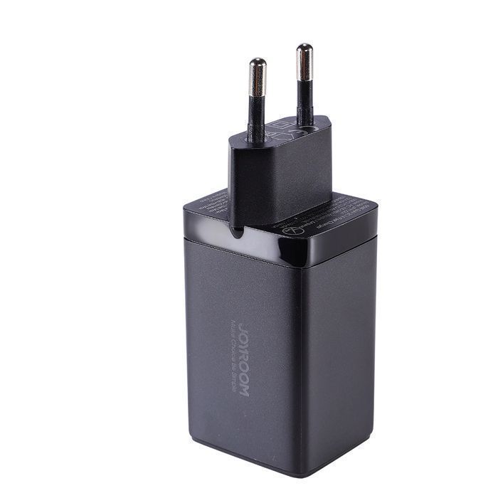 Joyroom ładowarka GaN 65W USB-A, 2x USB-C + kabel USB-C 100W 1,2m