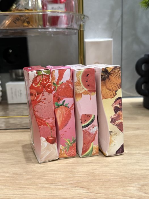 Zestaw olejków do ust Gisou honey watermelon strawberry cherry