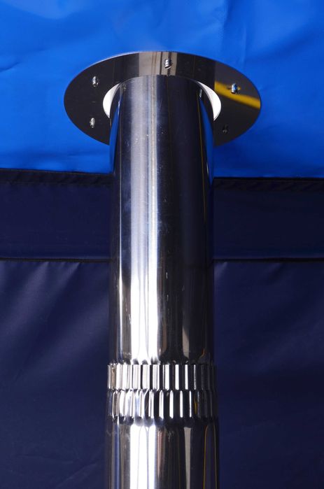 Палатка Cube Panorama для мобильной походной бани.