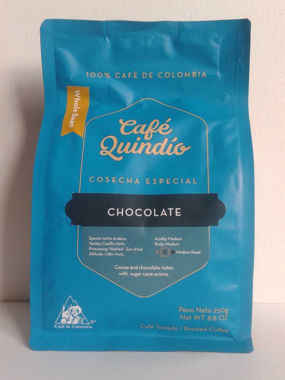 Cafe Quindio Kawa ziarnista z Kolumbii 250g KARMEL/ CZEKOLADA / JAGODA