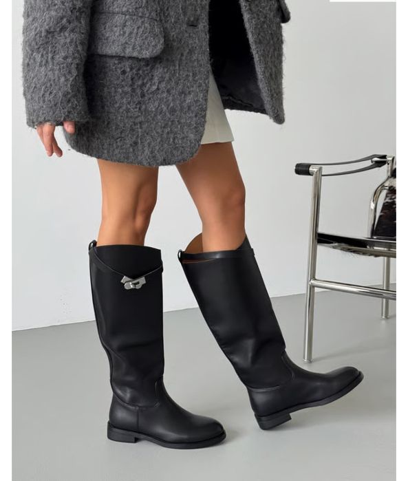 Сапоги труби по типу ермес