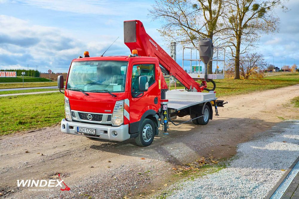 Podnośnik koszowy zwyżka podest ruchomy - GSR E 179T Nissan Cabstar