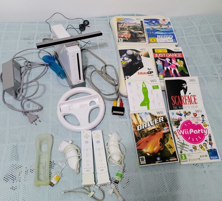Nintendo WII com jogos