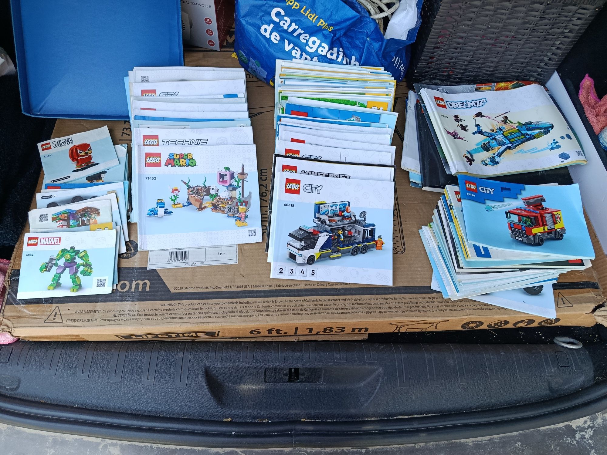 Lote manuais Lego ( Mais de 200 manuais)