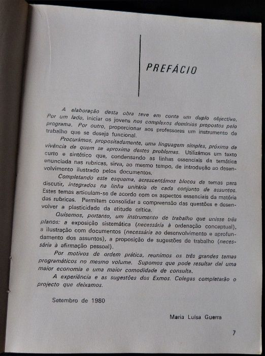 "Temas de Filosofia 10º Ano" 1980