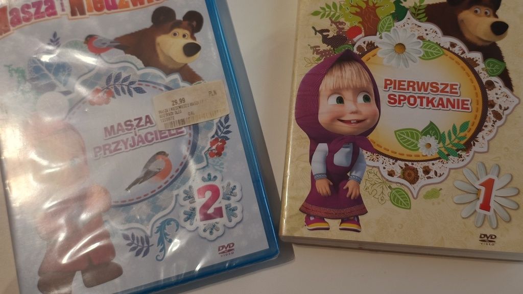 Masza i niedźwiedź, bajki na dvd