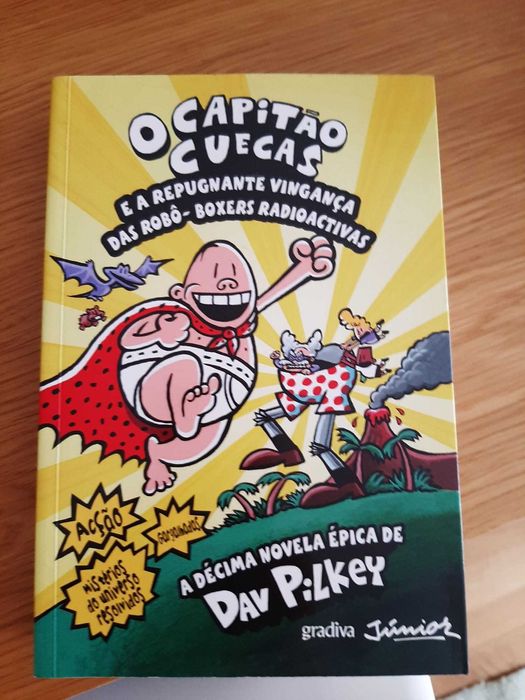 Capitão Cuecas -  livros 1 a 3, 5 a 7 e 12
