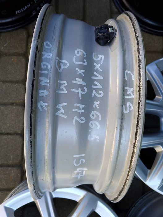 alufelgi z czujnikami4szt. 17 cali Orginał BMW