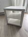 Regal półka Kallax IKEA biały 42x41 cm z wkładem jak nowa
