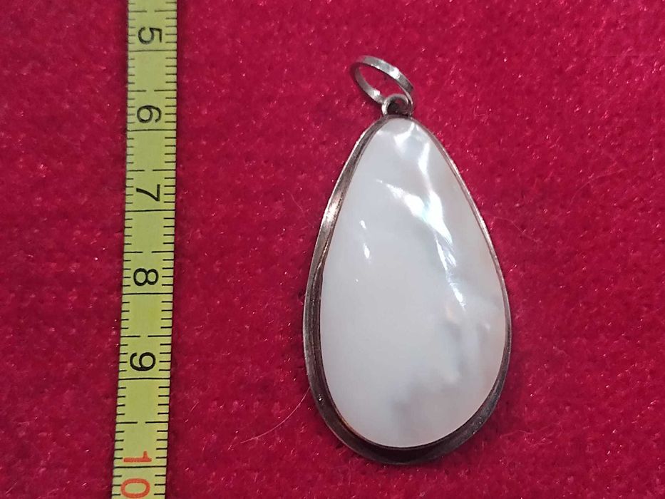 Srebrna duża zawieszka