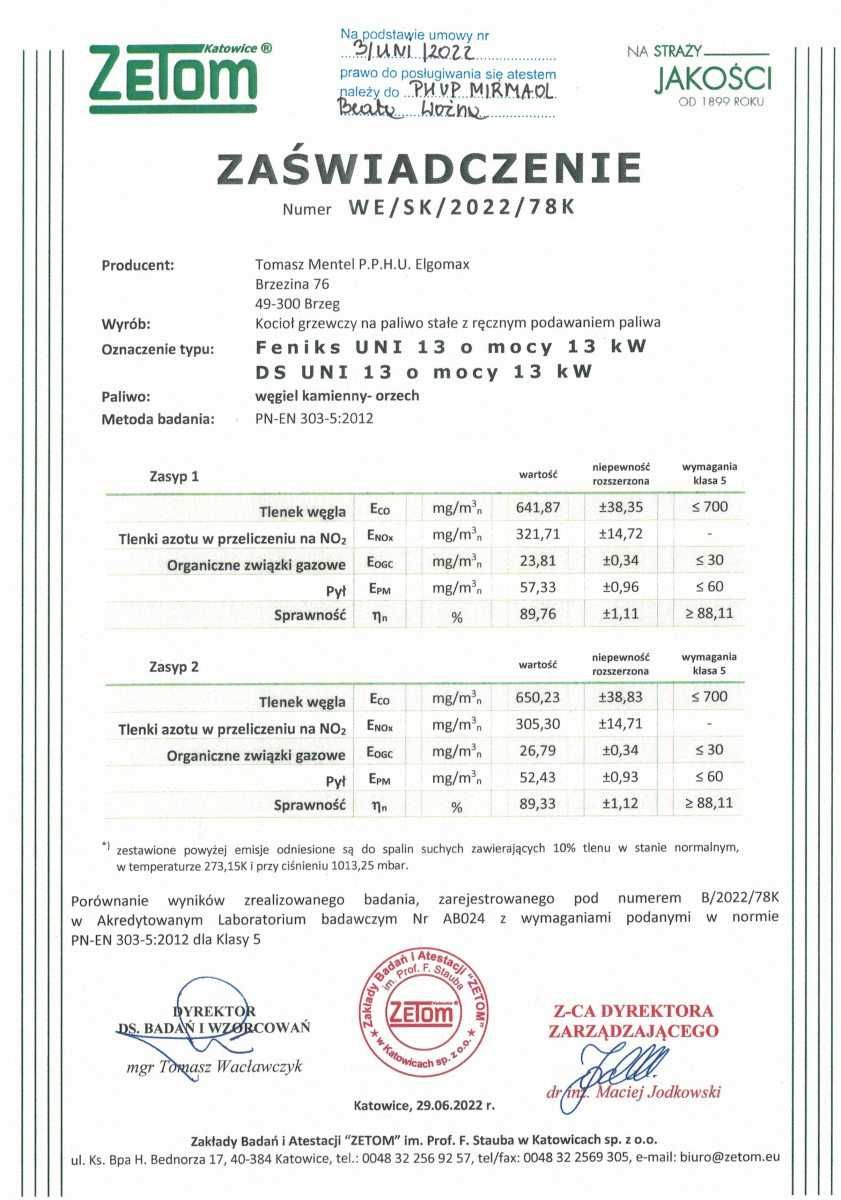 Piec Kocioł 5klasa na Węgiel Drewno Chrust 10kw 13 18 24 Producent