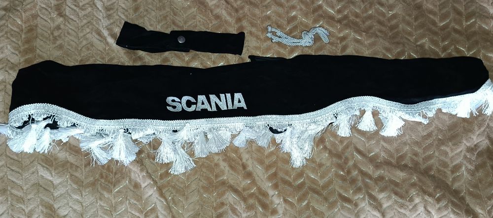 Комплект шторок у фуру з логотипом SCANIA