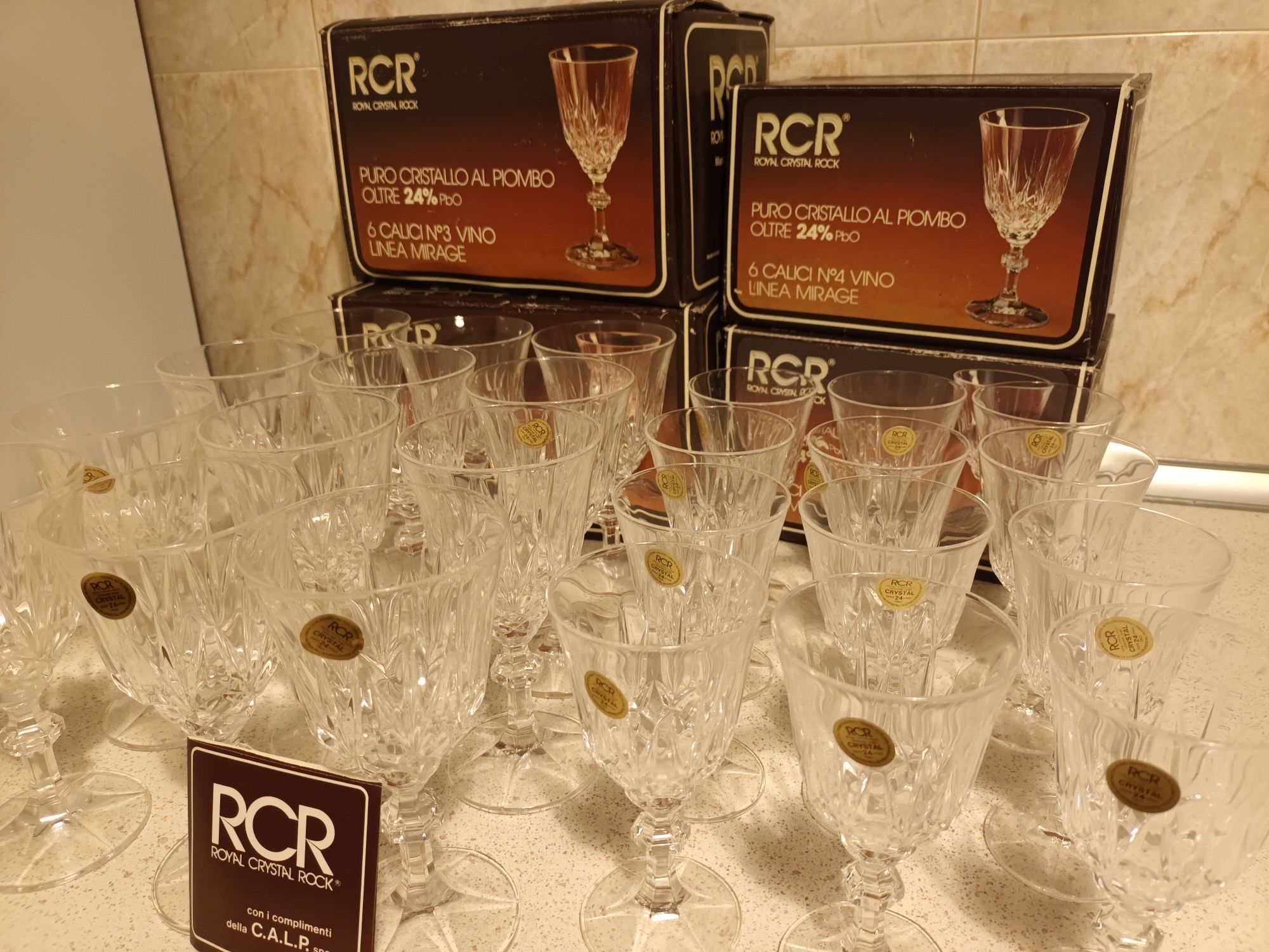 RCR - Cristal (Conjunto Copos) 12+12