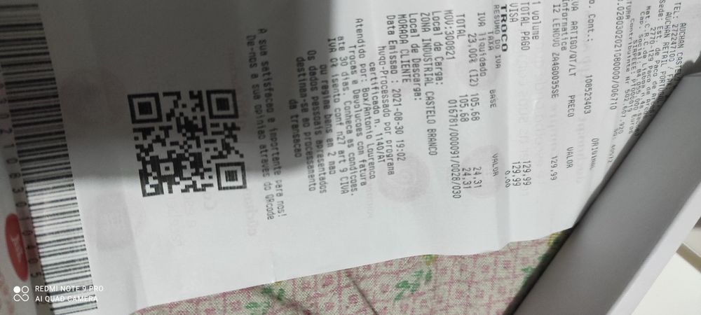 Lenovo em bom estado