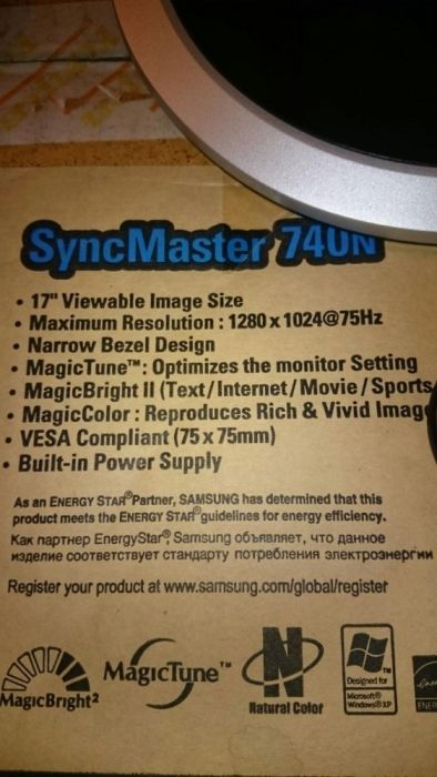 Монітор SyncMaster 740N