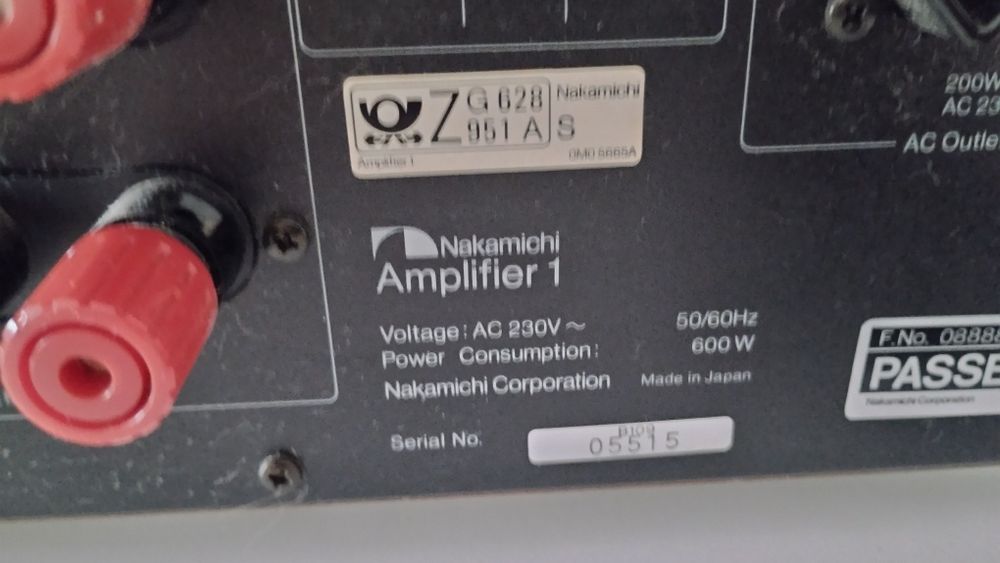 Wzmacniacz Nakamichi amplifer 1