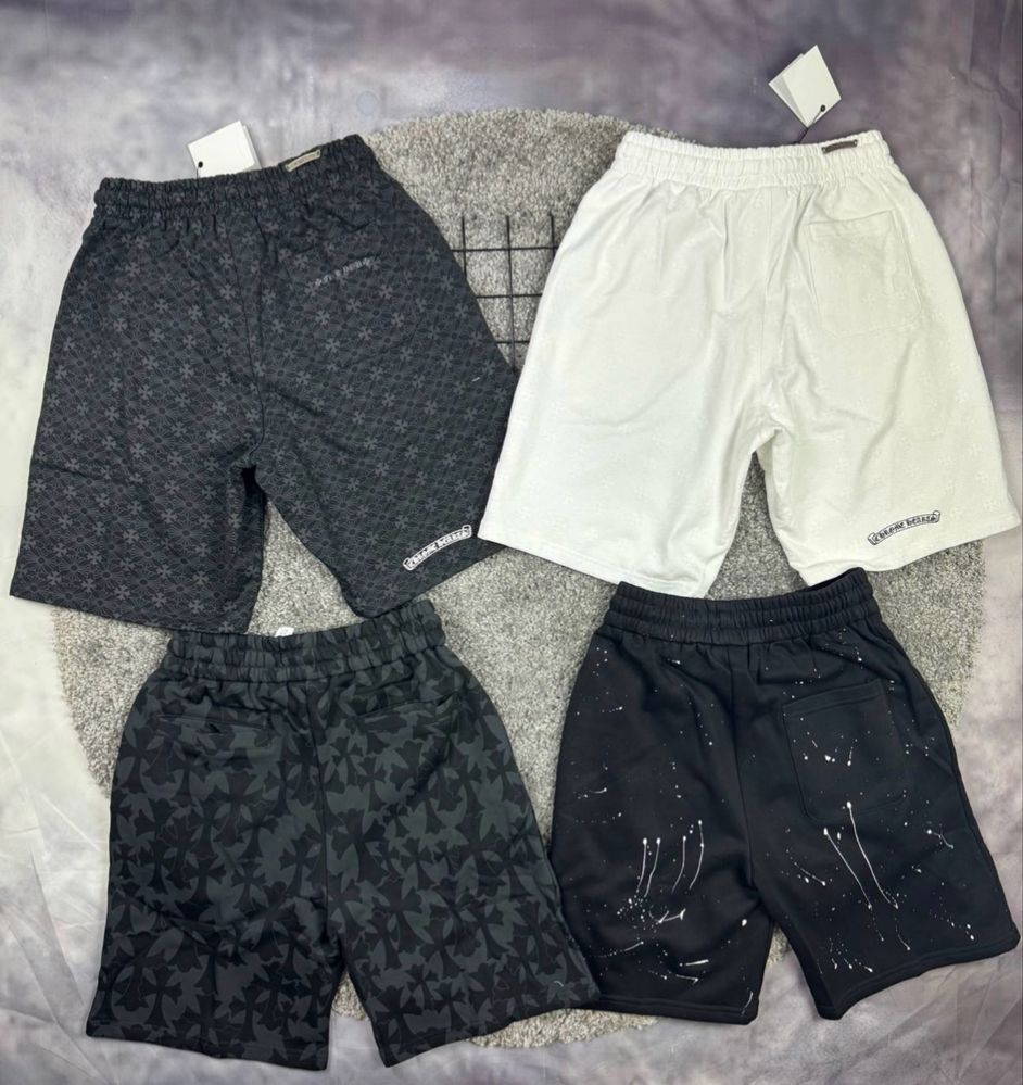 Шорти Chrome Hearts трикотаж хром хартс