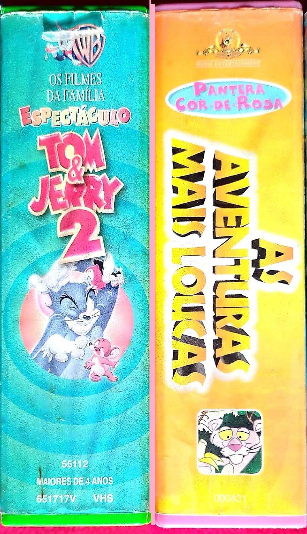 Lote Conjunto de VHS Duplos