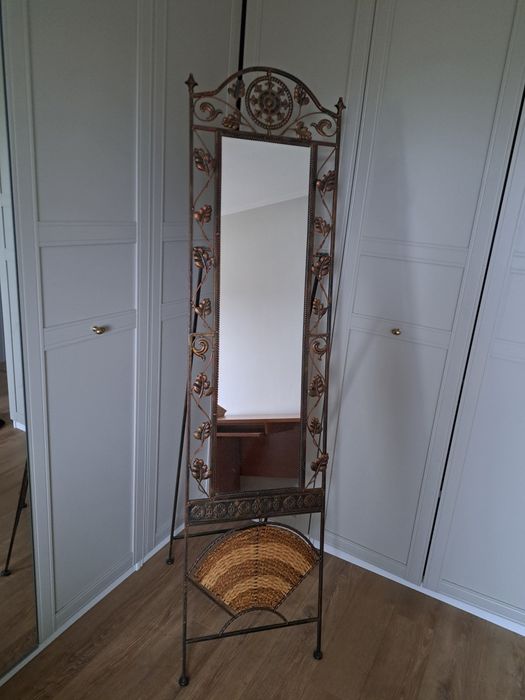 Lustro boho vintage stojące