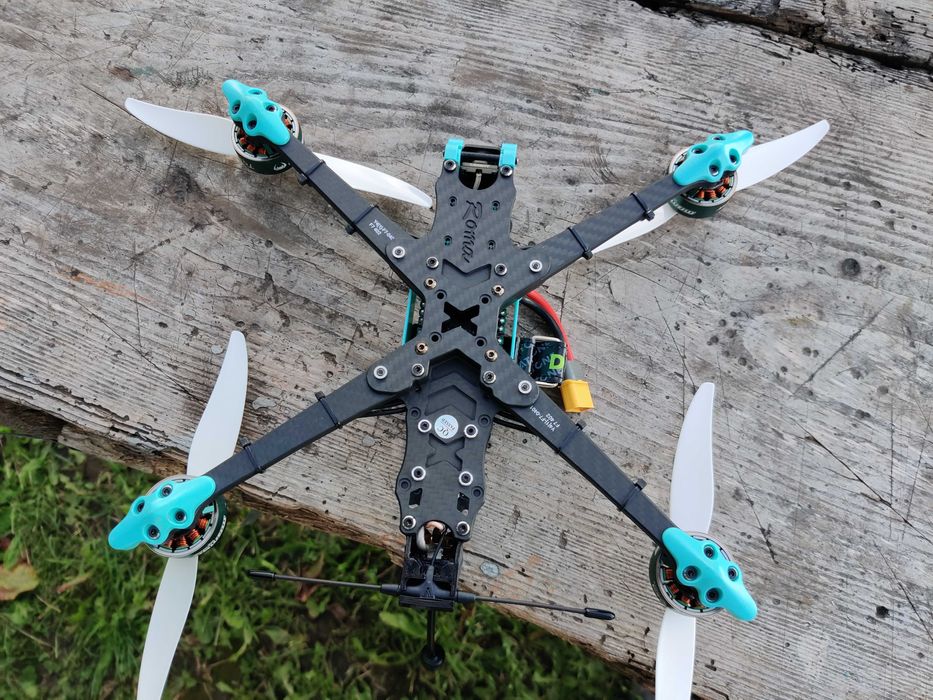 FPV Diatone Roma F7 6S Mamba Caddx Air Unit 120 FPS TBS дрон 7 дюймів
