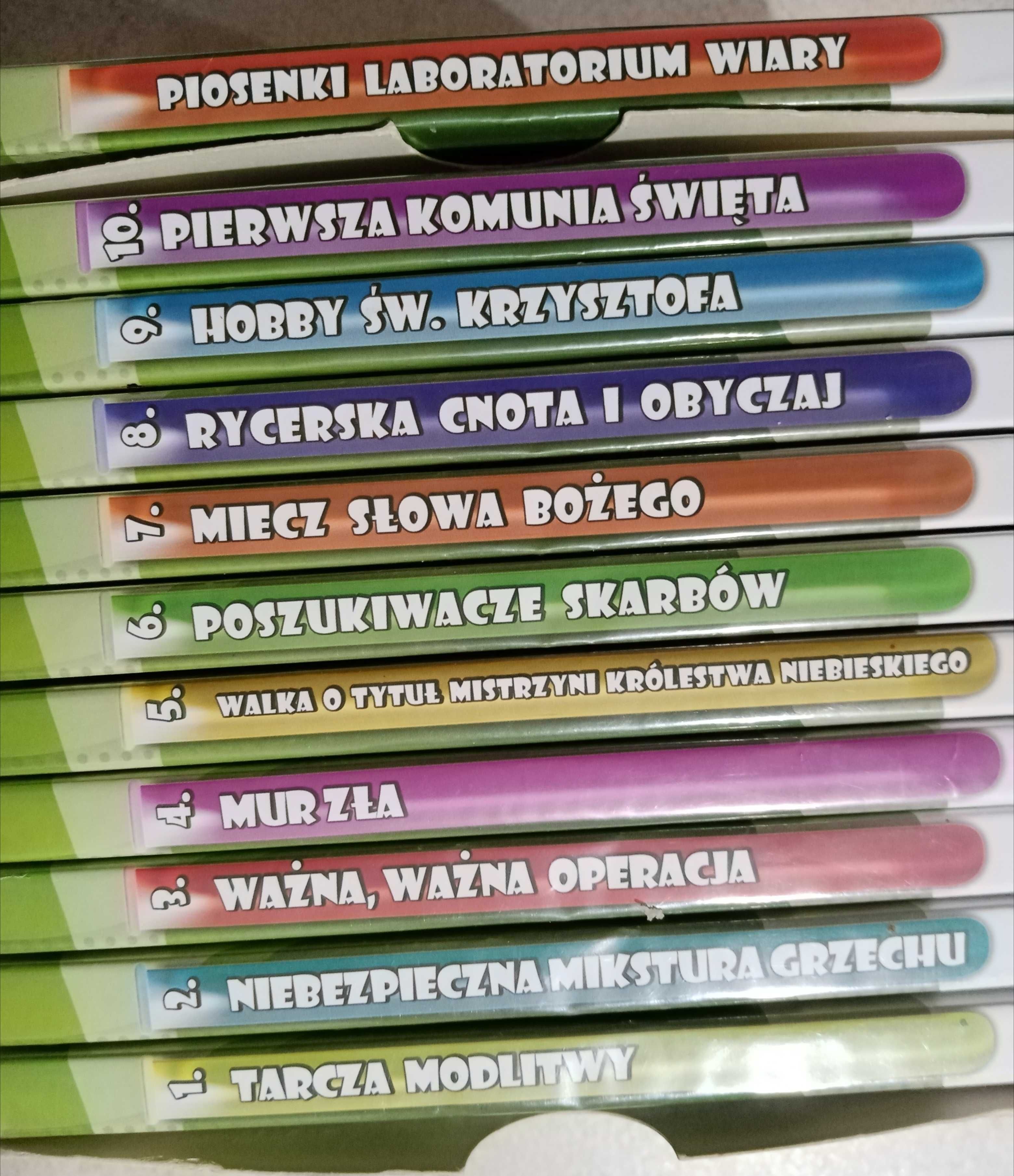 Filmy DVD-Laboratorium wiary+ pieśni. 10 DVD.