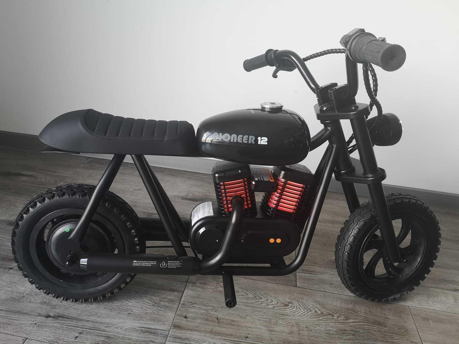 Motocykl elektryczny HYPER GOGO Pioneer 12 Plus czarny