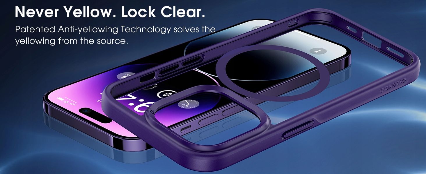 etui iphone 14 pro max clear hybrid obrotowy magnetyczny stojak 360°