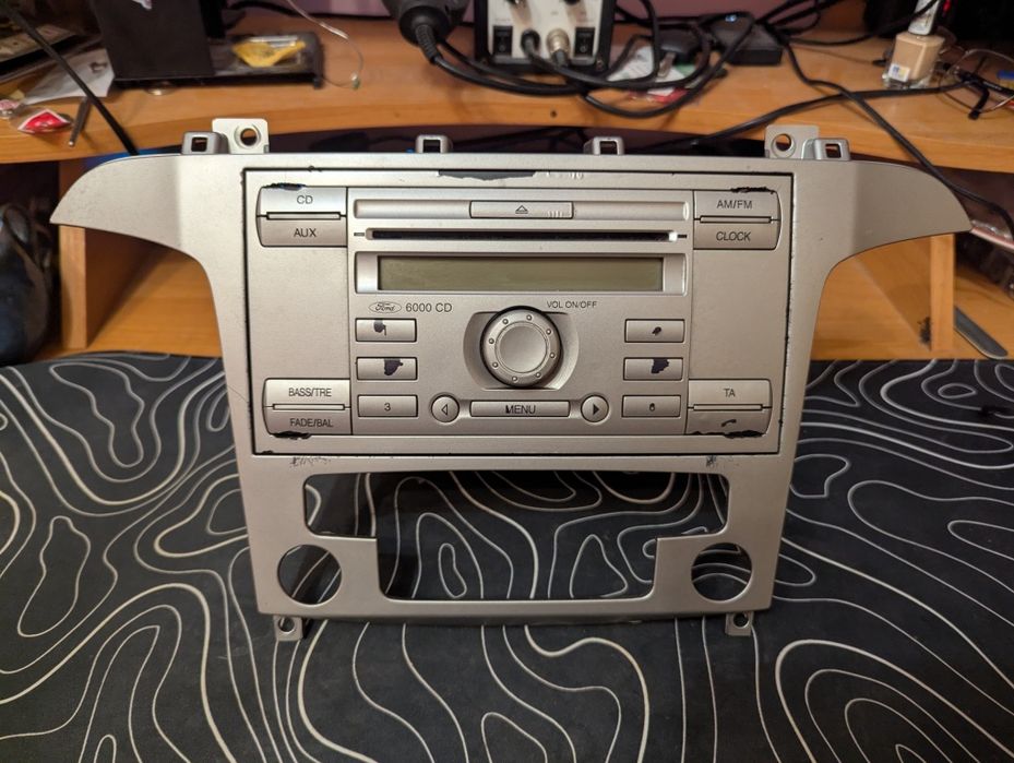 Магнітола ford s-max cd6000 + вмонтований bt модуль