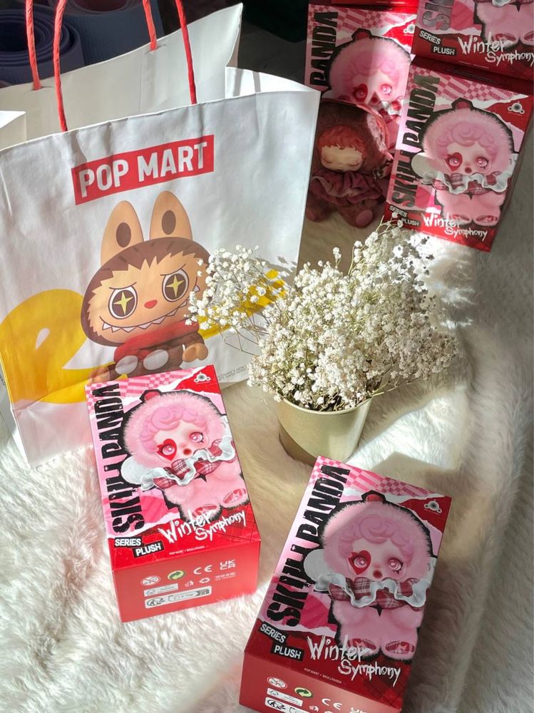 оригінальні іграшки POP MART|labubu|skullpanda|crybaby|