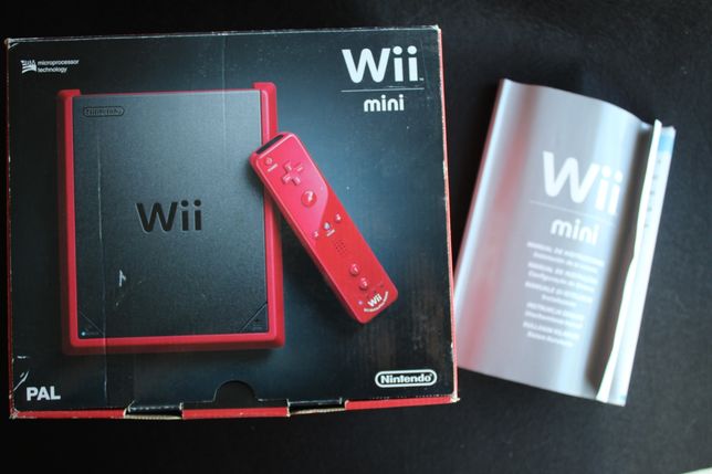Nintendo Wii Mini Red Boxed PAL & 3 jogos wii (wii party, wii sports..