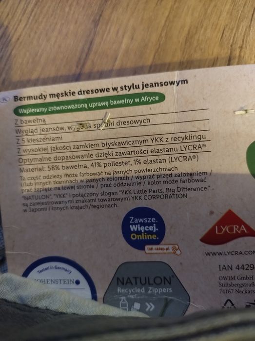 Spodenki męskie r 48