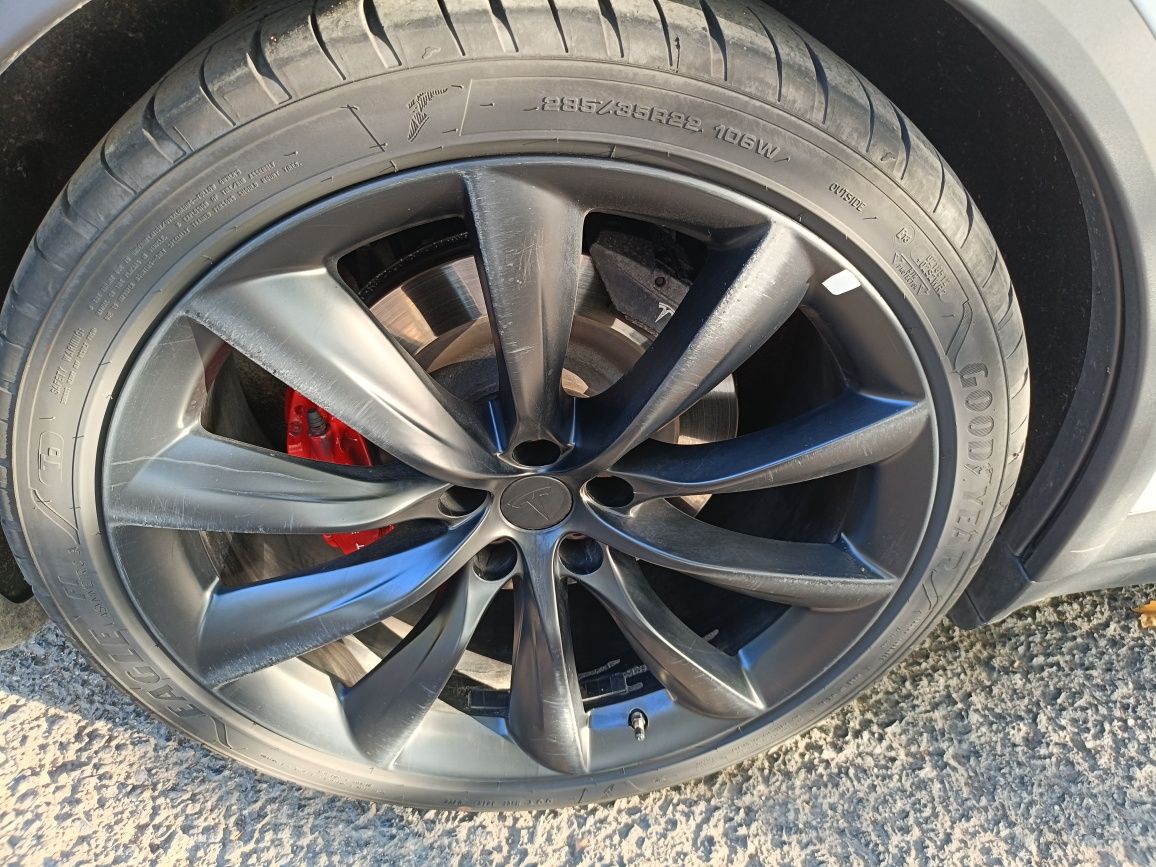 Tesla Model X Ludicrous P100D | 7 Lugares | Pele Branca | Topo de Gam