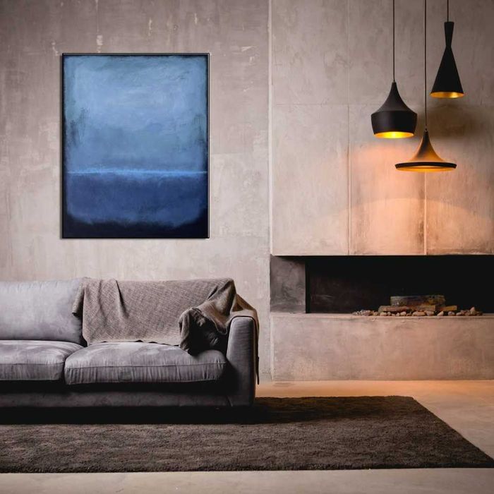 Obraz akrylowy 100x80 cm – Niebieskie Marzenie – Abstrakcja