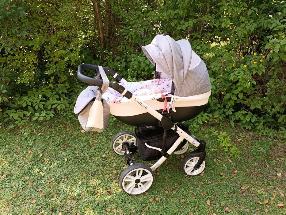 Wózek Karex Vallero gondola + spacerówka + fotelik samochodowy