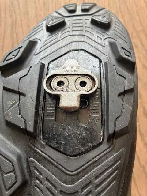 Buty Rowerowe MTB SPD SHIMANO XC3 XC300 Czarne 46 z blokami