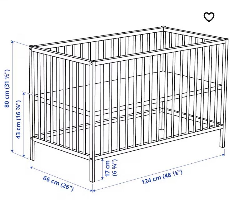 Berço ikea Madeira